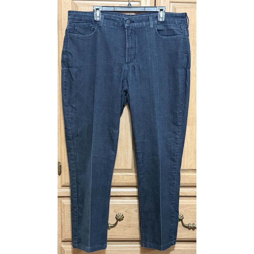NYDJ Denim Jeans Women's Size 18W Blue Straight Leg Lift Tuck Technology Stretch